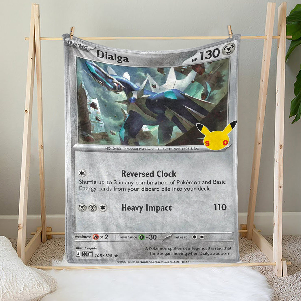 PKM 30th Anniversary Diagla Custom Fleece Blanket