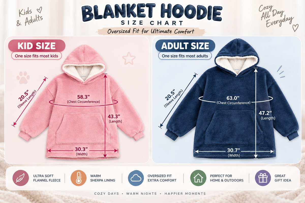 Halloween Ghost Face AOP Blanket Hoodie