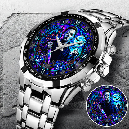 Halloween Neon Michael Myers Custom Watch