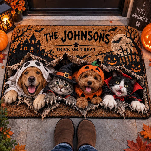 Halloween Custom Pet Dog Cat AOP Doormat
