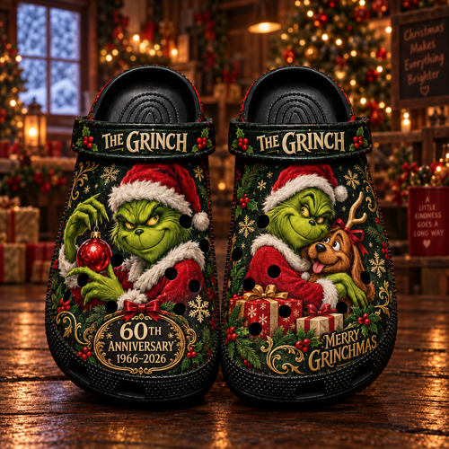 Christmas 60th Anniversary AOP Clogs