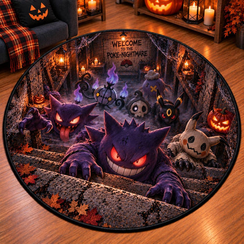 Halloween PKM 3D Illusion Custom Floor Mat