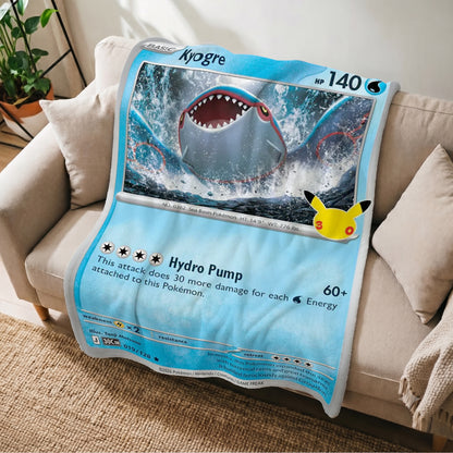 PKM 30th Anniversary Kyogre Custom Fleece Blanket