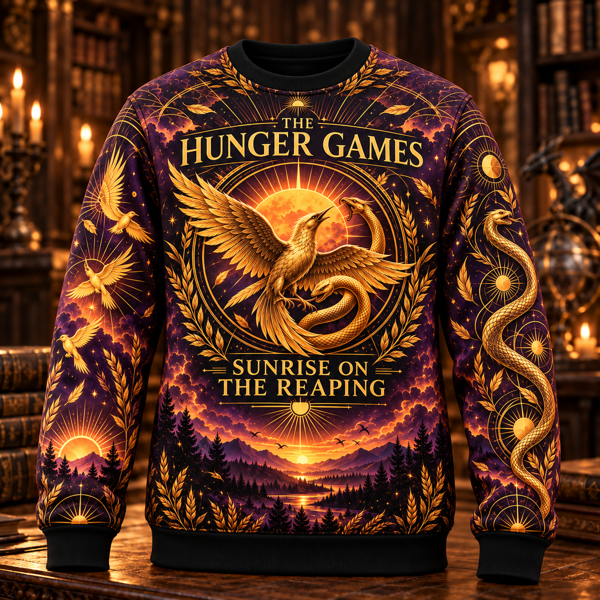The Hunger Game AOP T-Shirt Sweatshirt Hoodie