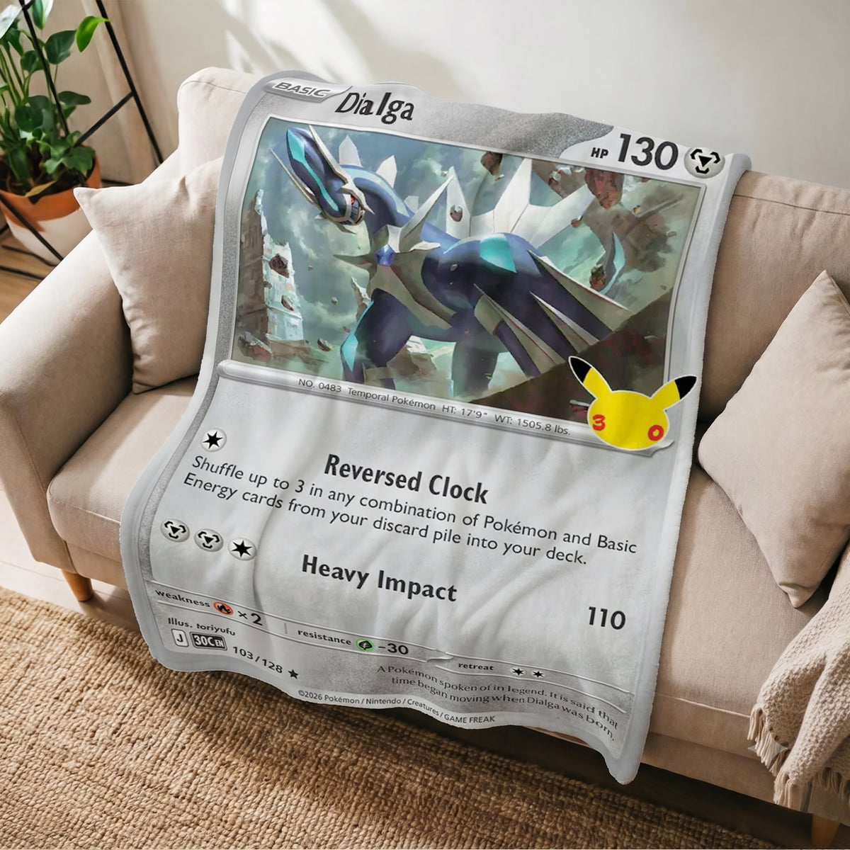 PKM 30th Anniversary Diagla Custom Fleece Blanket