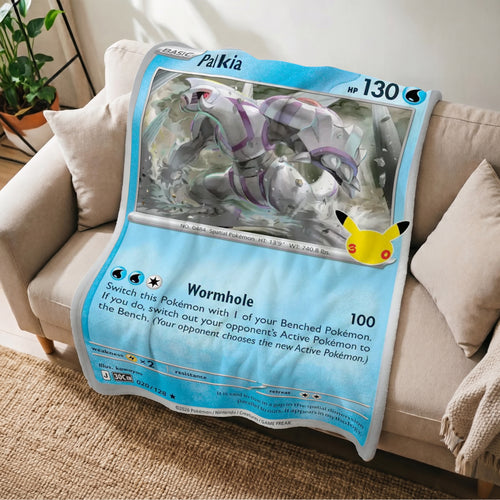 PKM 30th Anniversary Palkia Custom Fleece Blanket