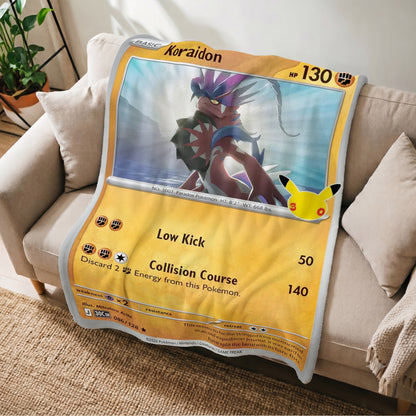 PKM 30th Anniversary Koraidon Custom Fleece Blanket