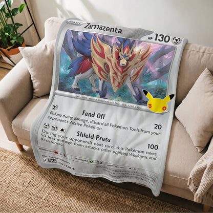 PKM 30th Anniversary Zamazenta Custom Fleece Blanket