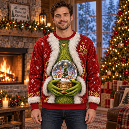 Christmas 60th Anniversary AOP T-Shirt Sweatshirt Hoodie