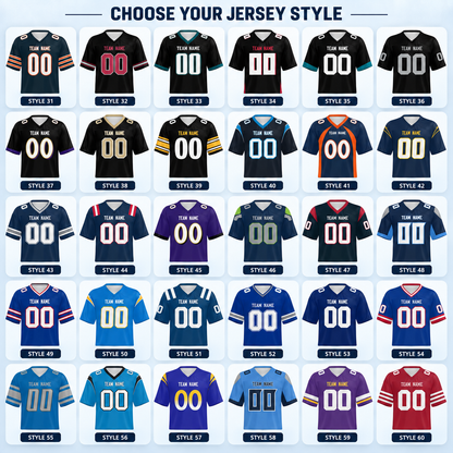 Personzalized Family Birthday Jersey - Custom Name, Number & Design