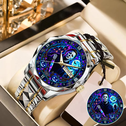 Halloween Neon Michael Myers Custom Watch