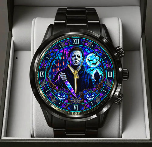 Halloween Neon Michael Myers Custom Watch