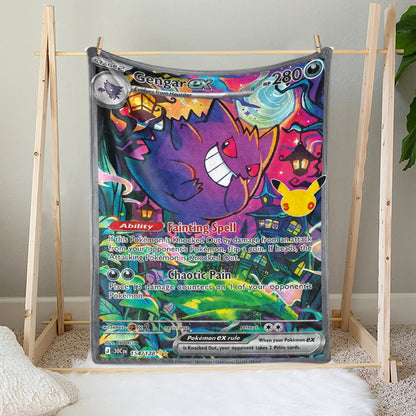 PKM 154/128 Gengar Ex 30th Celebration Fleece Blanket