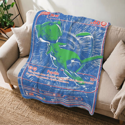 PKM Mew 30th Anniversary Custom Fleece Blanket