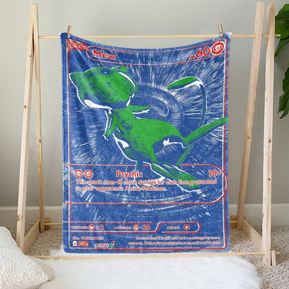 PKM Mew 30th Anniversary Custom Fleece Blanket