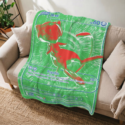 PKM Mew 30th Anniversary Custom Fleece Blanket