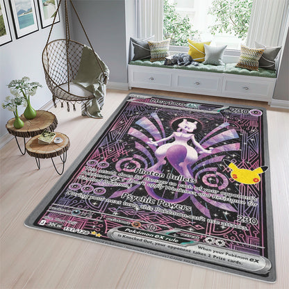 PKM Mewtwo Custom Sponge Floor Mat