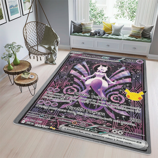 PKM Mewtwo Custom Sponge Floor Mat