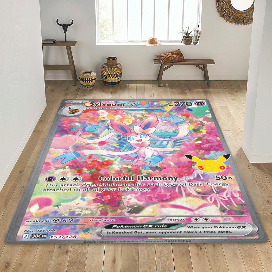 PKM Sylveon EX Custom Sponge Floor Mat