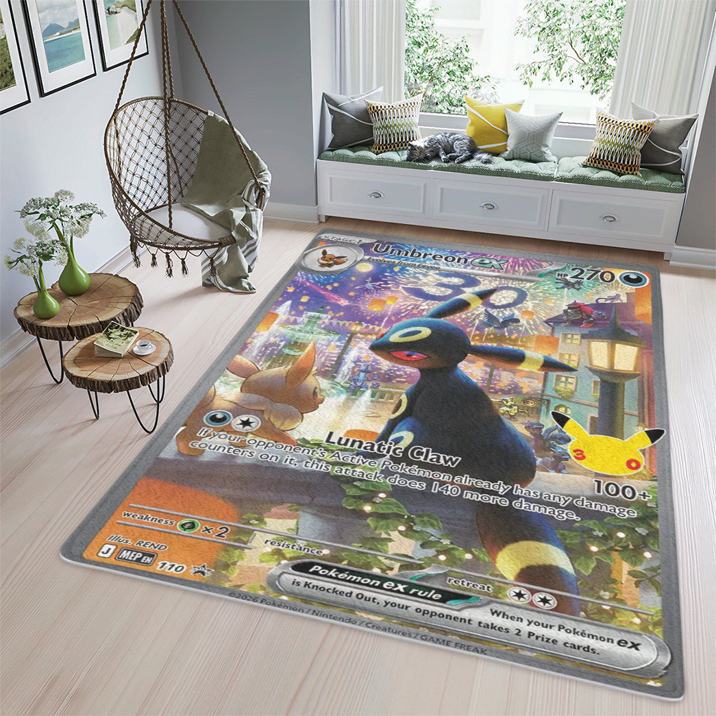 PKM Umbreon Custom Sponge Floor Mat