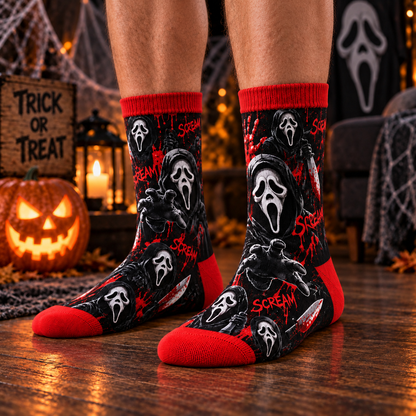 Halloween Horror Movie Characters Socks