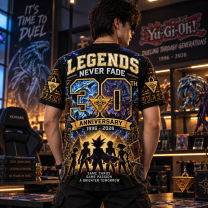 YGO 30th Anniversary AOP T-Shirt Sweatshirt Hoodie
